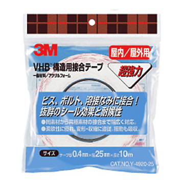 両面テープ,スリーエムジャパン,Y-4920,VHB,1巻