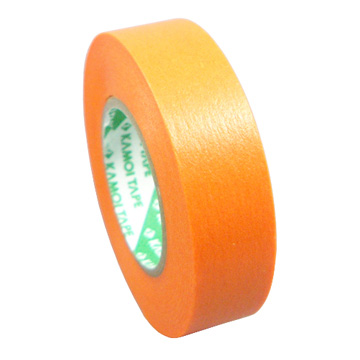 紙テープ,カモ井加工紙,220C,橙色,小箱