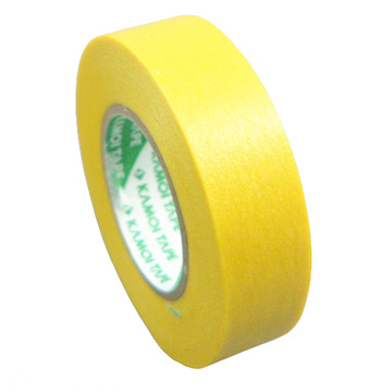 紙テープ,カモ井加工紙,220C,黄色,小箱